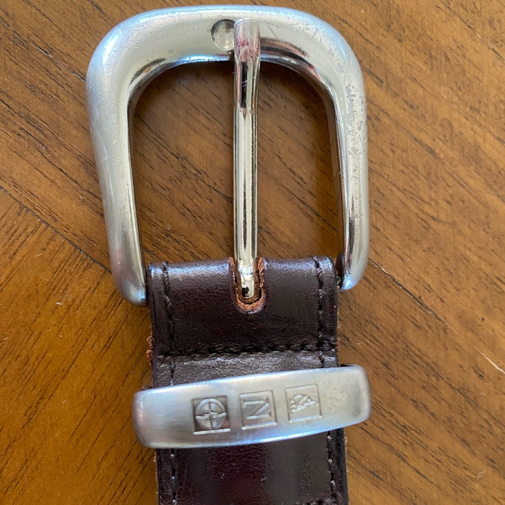 Italian Brown Leather Belt